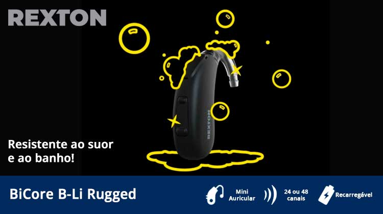 Aparelho auditivo Rexton - BiCore B Li Rugged