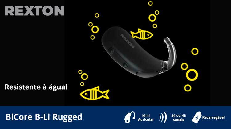 Aparelho auditivo Rexton - BiCore B Li Rugged